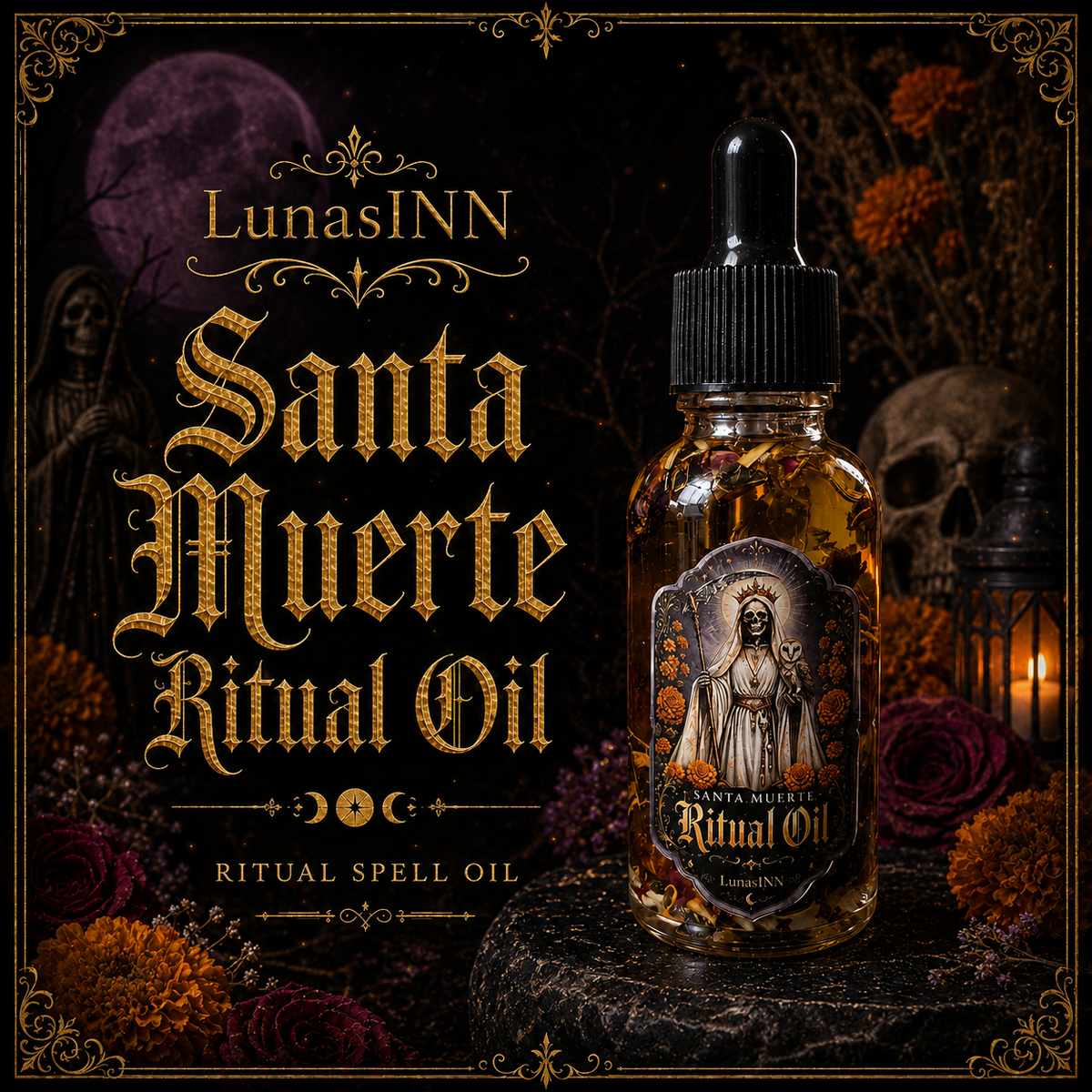Santa Muerte Ritual Oil - 1oz