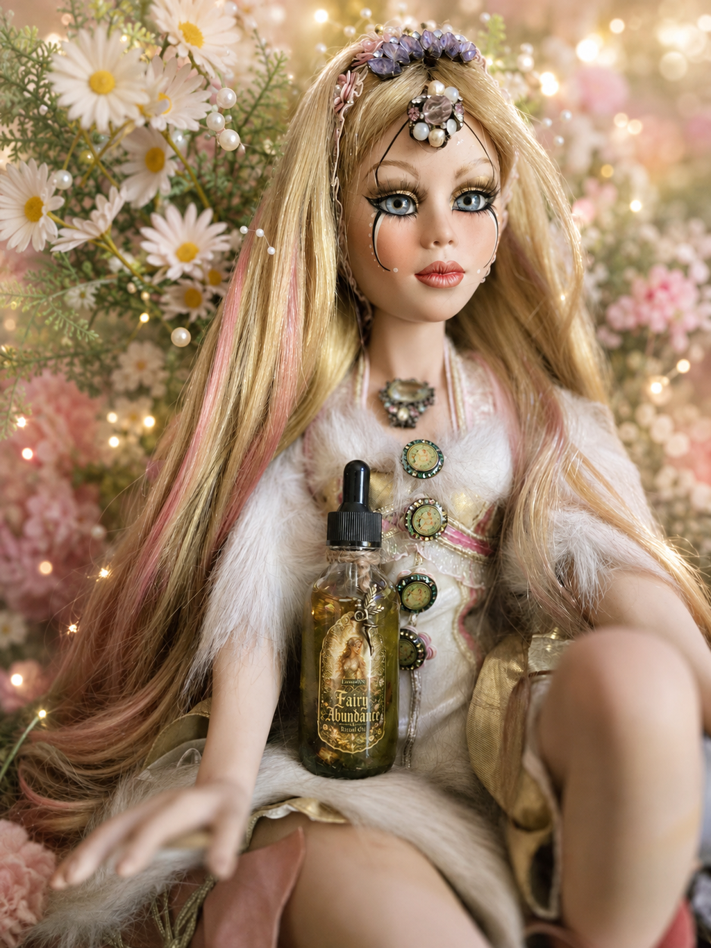 Fairy Abundance Ritual Oil - Fae Connection, Abundance, Offerings, Enchantment - LunasINN