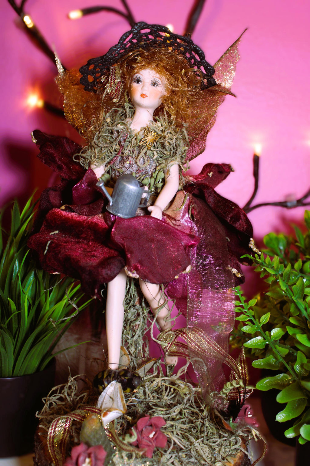 OOAK DOLL Oli Forrest Fae Haunted - Forest, Grounding Energy, Energetic Balance, Healing, Intuitive spiritual guides inner peace - LunasINN