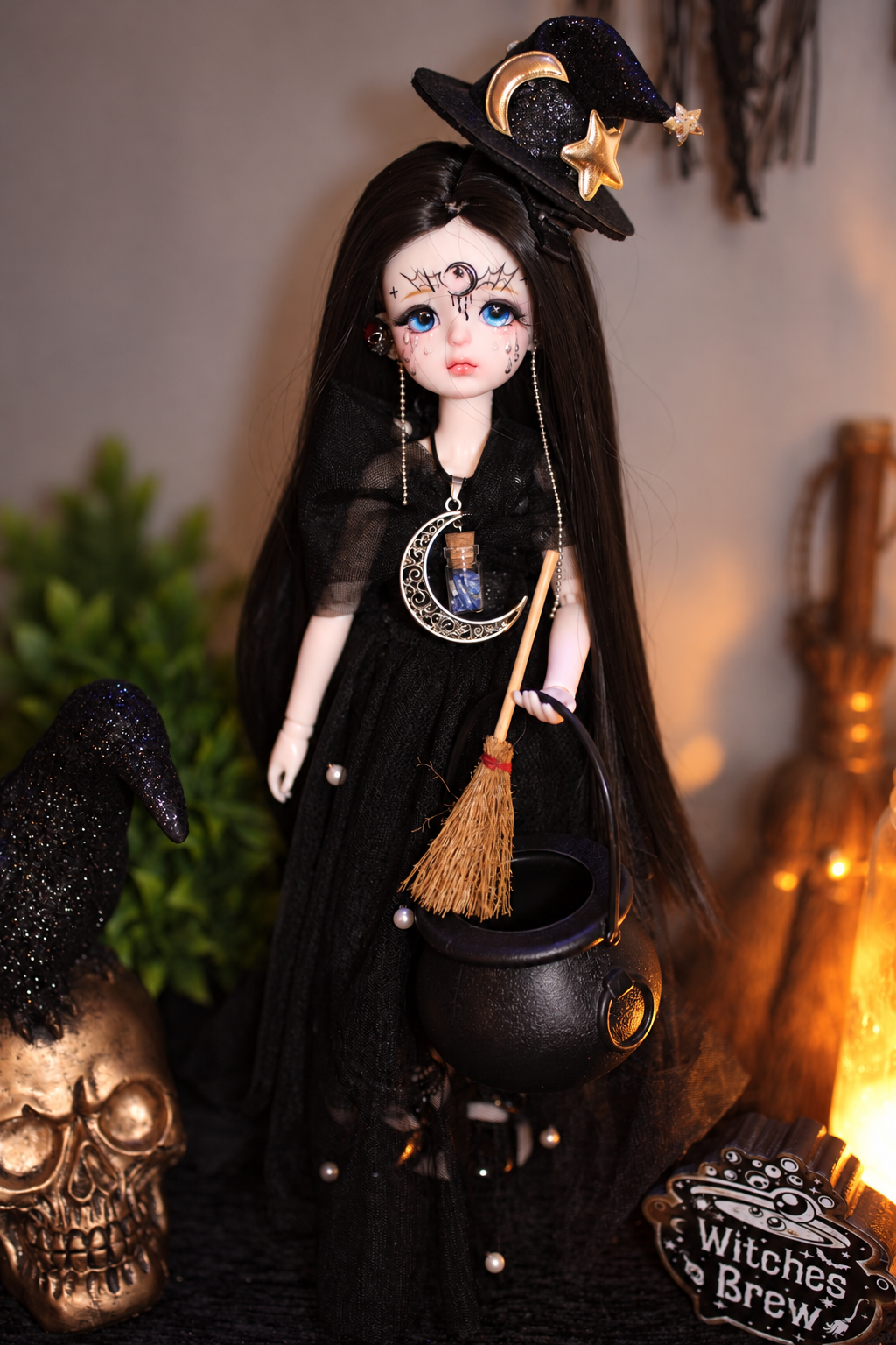 Haunted Doll Rebekah | Solitary Death Witch Spirit Doll | Moon, Candles, Spellwork & Spiders - LunasINN