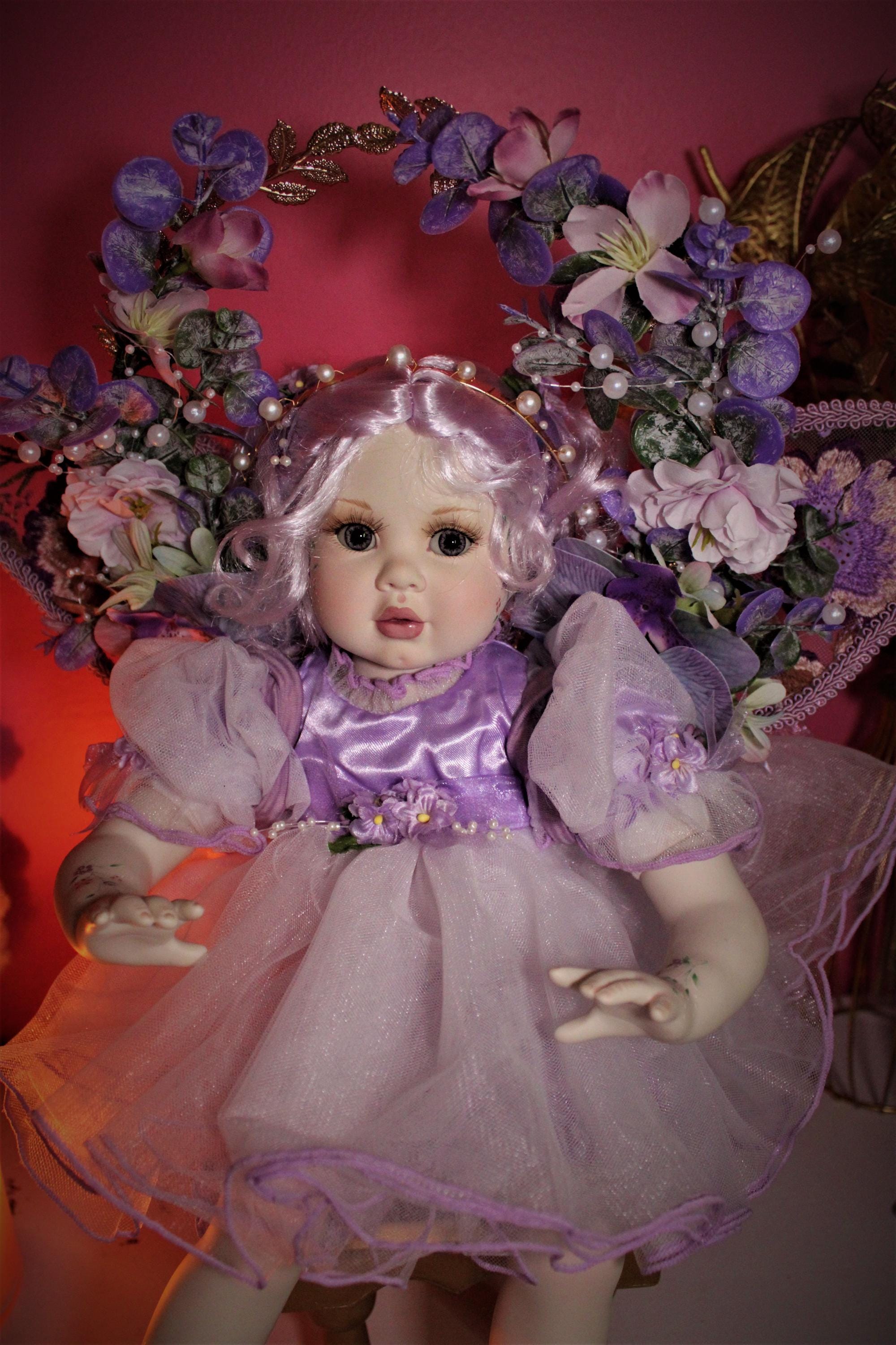 Wisp the magical Fae will-o-wisp Haunted Doll -  3rd eye opening, orbs of light, Night Sky Watcher - LunasINN