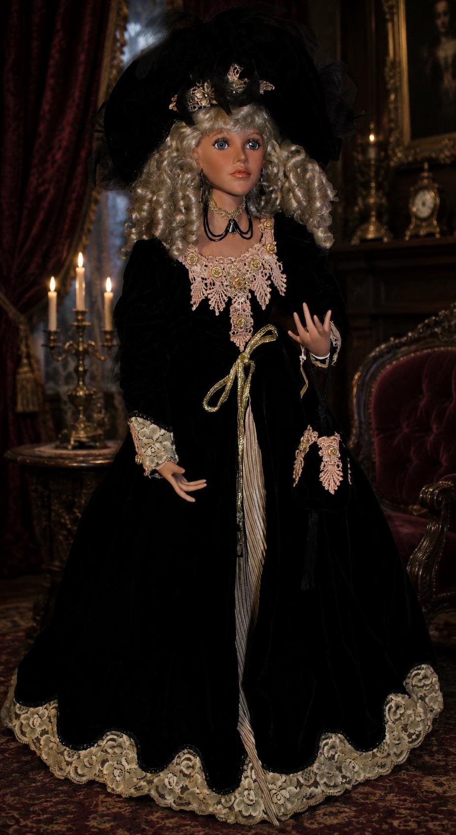 Haunted Doll Madam Mary Lou | 1860s Southern Madam | Civil War Era | Musk Perfume, Money Boundaries & Dark Feminine Authority - LunasINN