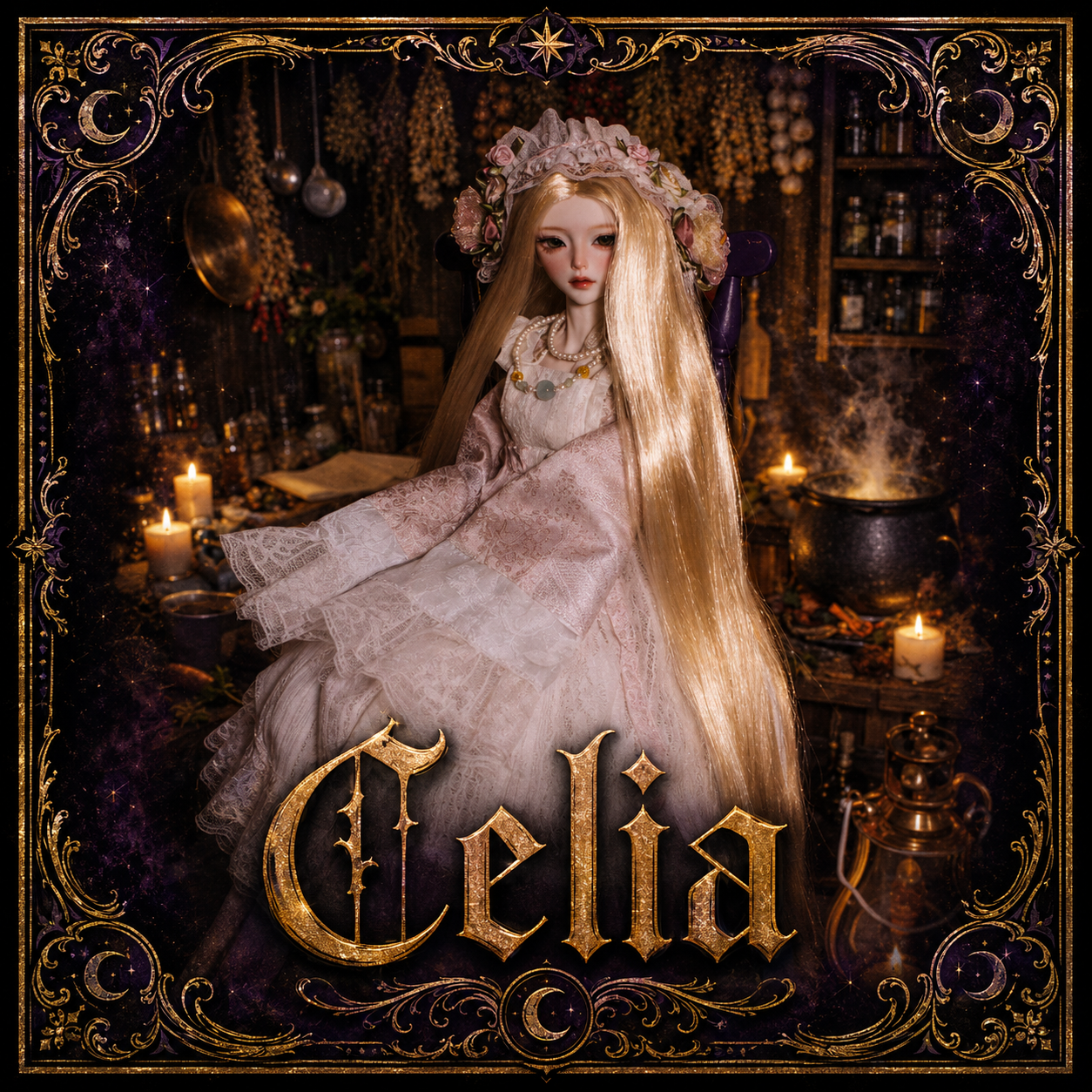 Celia Kitchen Witch Haunted Doll - Herbalist, 1800s European, Active Communicator, Spirit Companion - LunasINN