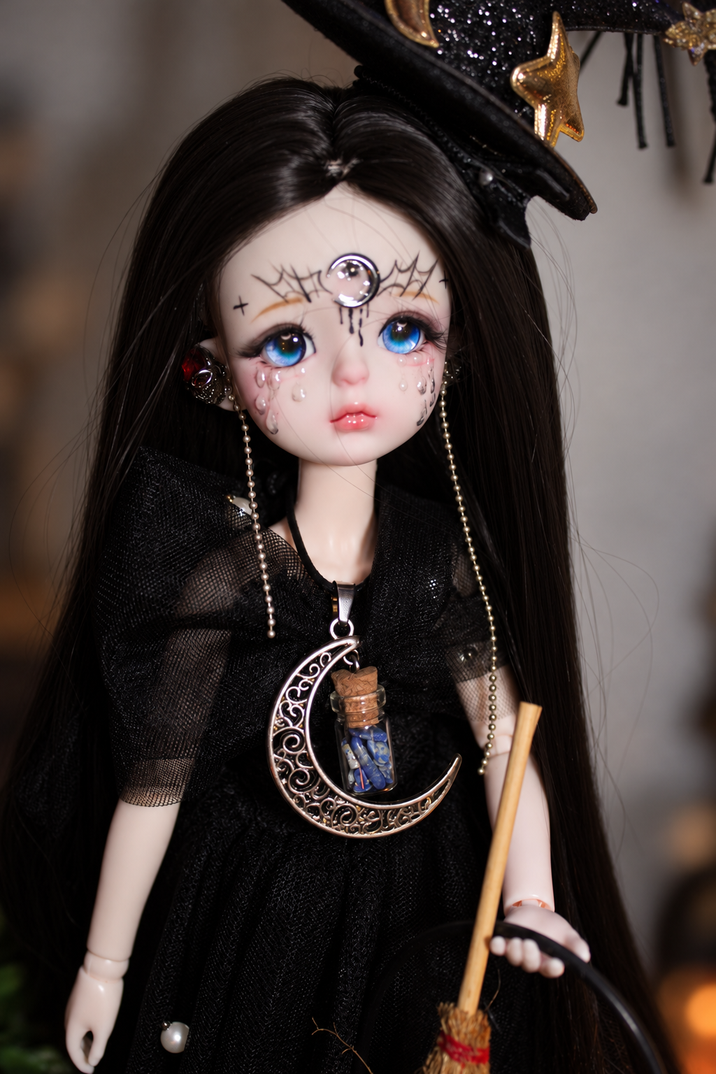 Haunted Doll Rebekah | Solitary Death Witch Spirit Doll | Moon, Candles, Spellwork & Spiders - LunasINN