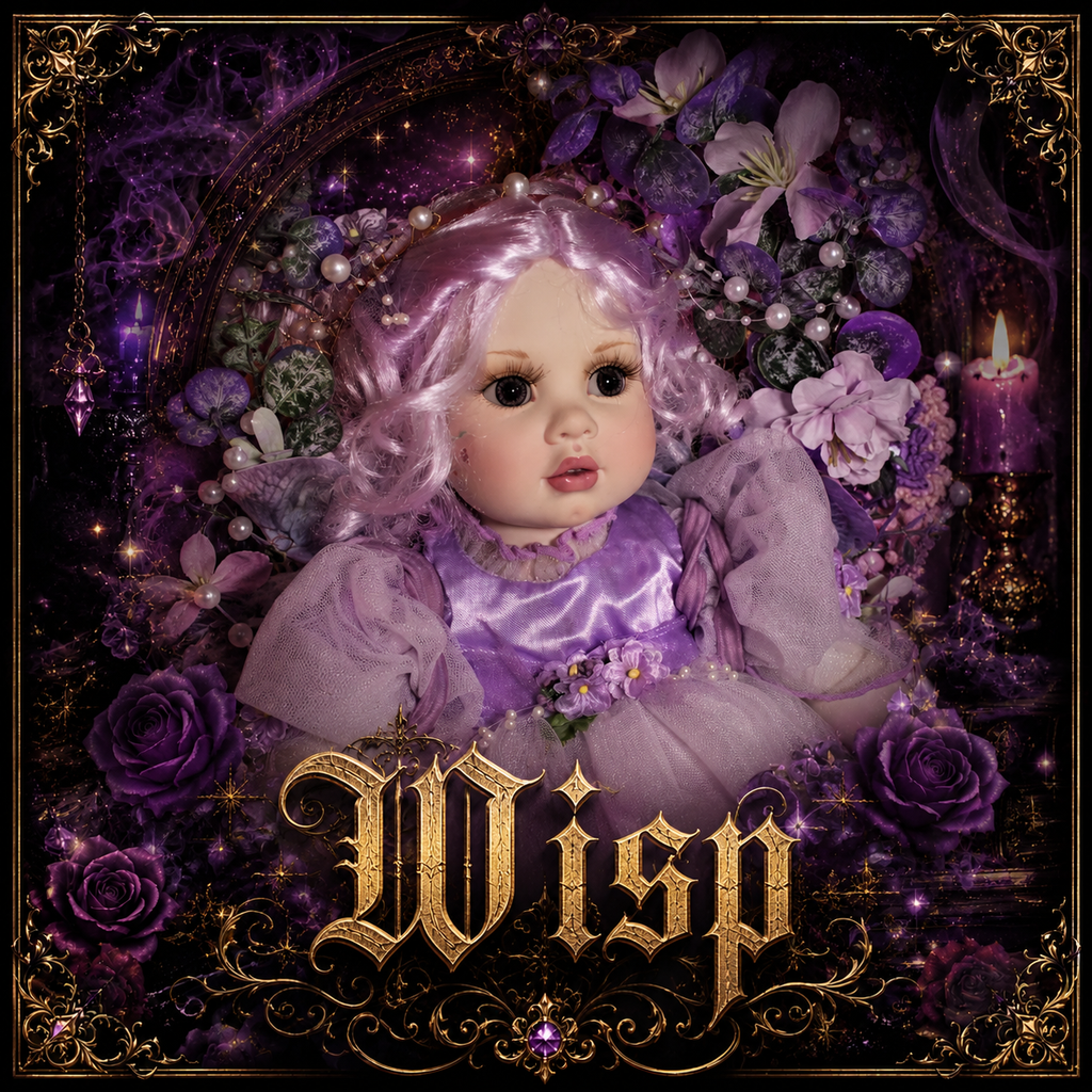 Wisp the magical Fae will-o-wisp Haunted Doll -  3rd eye opening, orbs of light, Night Sky Watcher - LunasINN