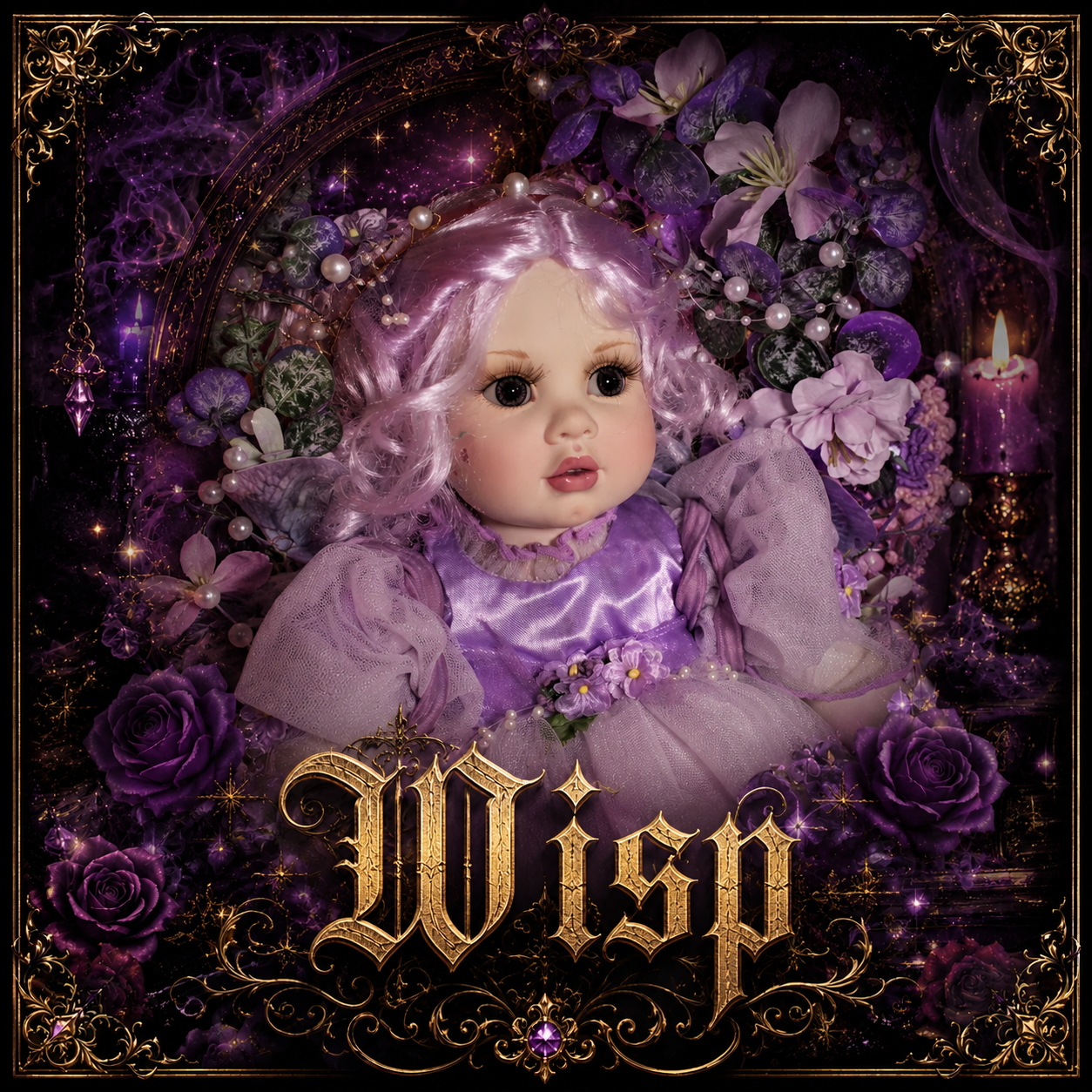 Wisp the magical Fae will-o-wisp Haunted Doll -  3rd eye opening, orbs of light, Night Sky Watcher - LunasINN