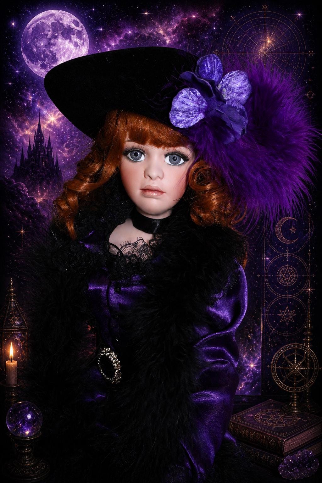 Haunted Doll Cynthia Cosmic Witch - Astrology, spirit guide, Lunar Connections, Spells - LunasINN