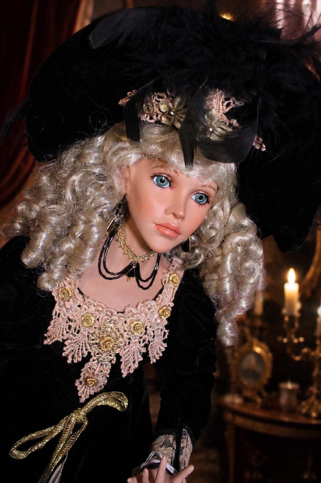 Haunted Doll Madam Mary Lou | 1860s Southern Madam | Civil War Era | Musk Perfume, Money Boundaries & Dark Feminine Authority - LunasINN
