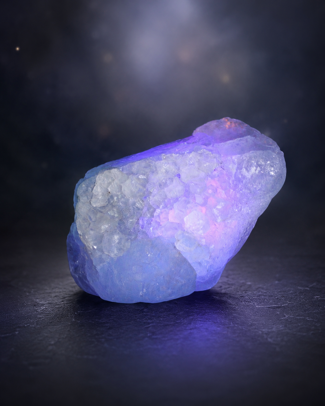 Natural Fluorite Crystal Cluster — 4.2 Inches