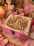 🌹 Aphrodite Devotional Box – Handcrafted Sacred Altar Box - LunasINN
