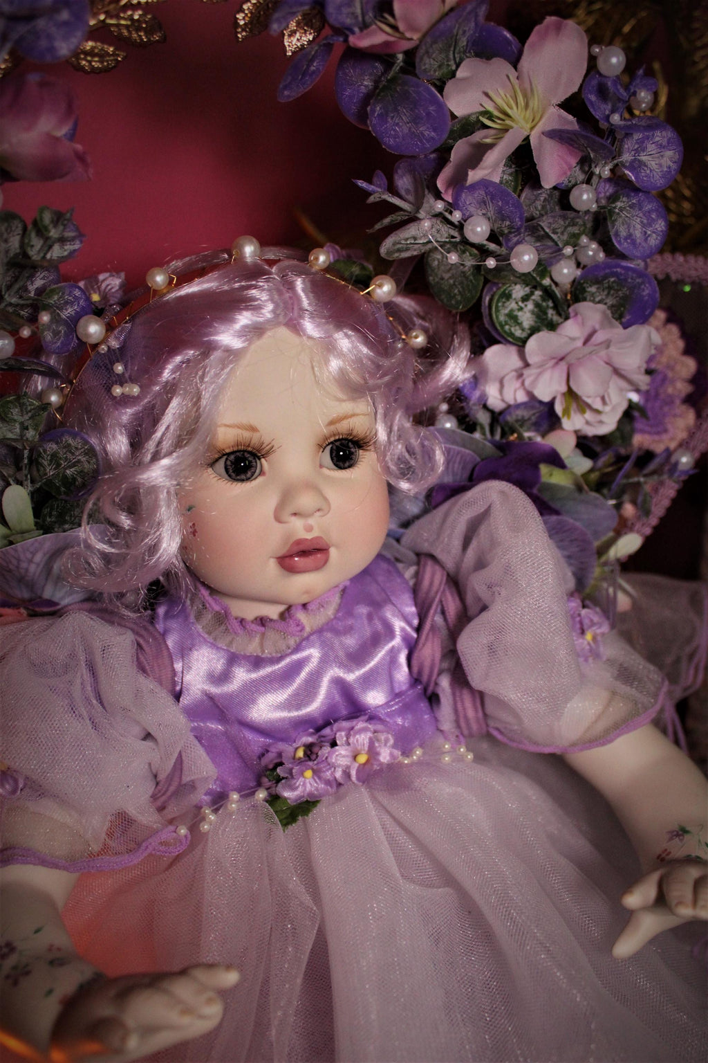 Wisp the magical Fae will-o-wisp Haunted Doll -  3rd eye opening, orbs of light, Night Sky Watcher - LunasINN