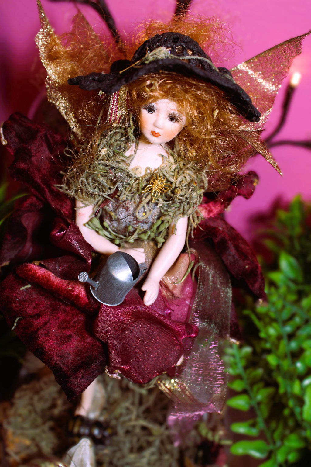 OOAK DOLL Oli Forrest Fae Haunted - Forest, Grounding Energy, Energetic Balance, Healing, Intuitive spiritual guides inner peace - LunasINN