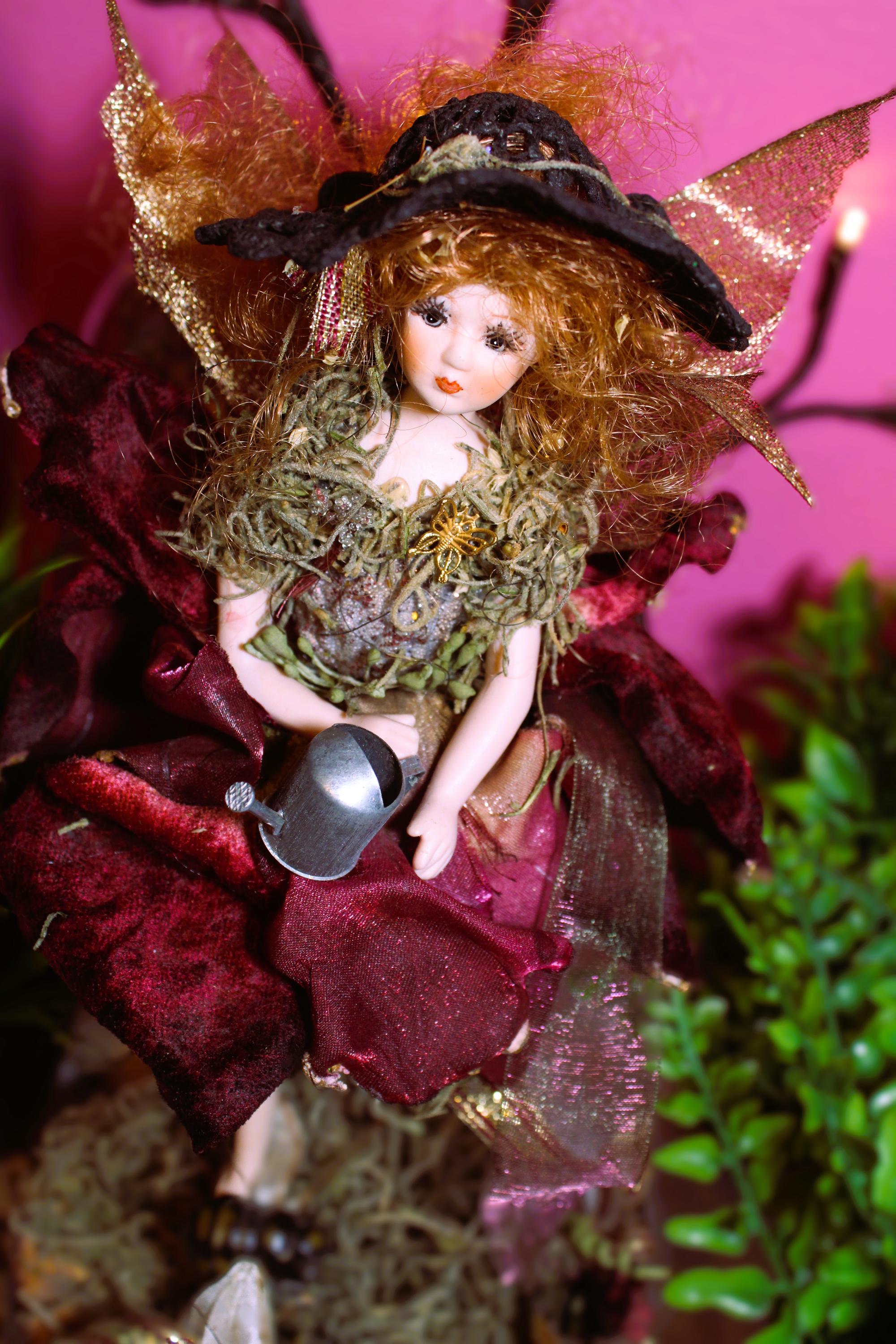 OOAK DOLL Oli Forrest Fae Haunted - Forest, Grounding Energy, Energetic Balance, Healing, Intuitive spiritual guides inner peace - LunasINN