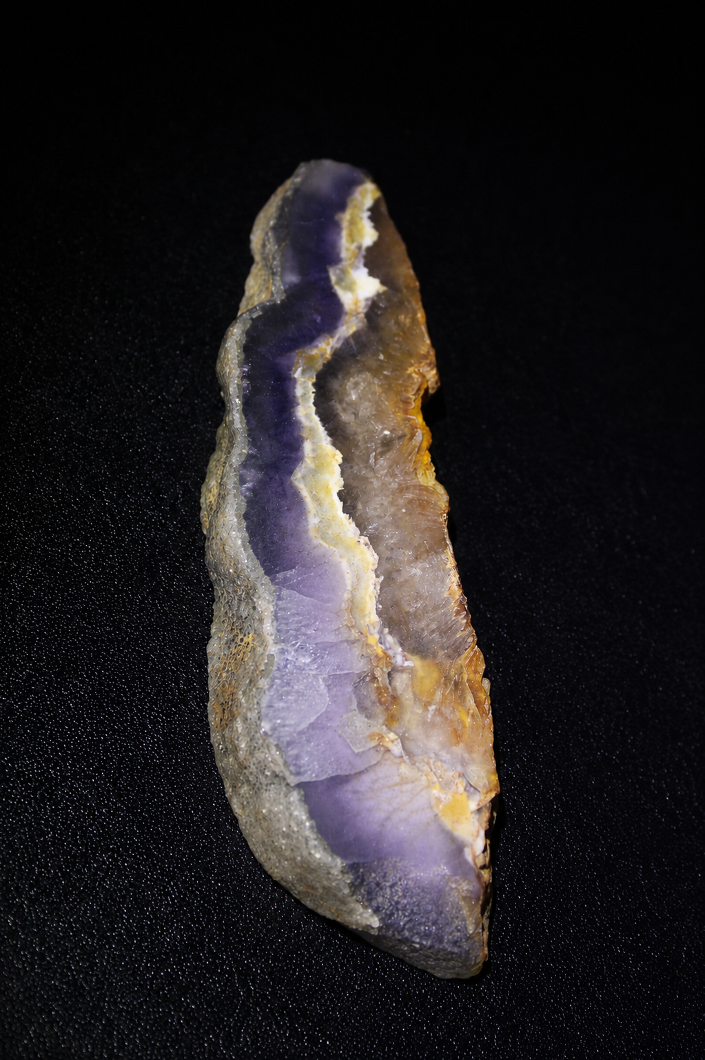 Natural Purple Fluorite & Agate Specimen