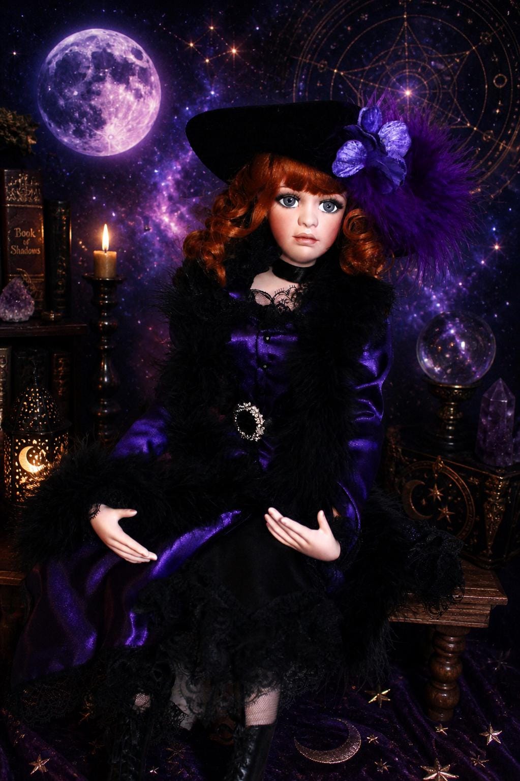 Haunted Doll Cynthia Cosmic Witch - Astrology, spirit guide, Lunar Connections, Spells - LunasINN