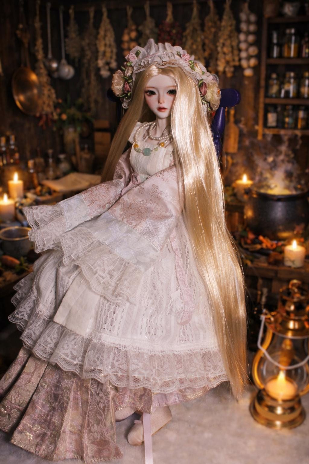 Celia Kitchen Witch Haunted Doll - Herbalist, 1800s European, Active Communicator, Spirit Companion - LunasINN