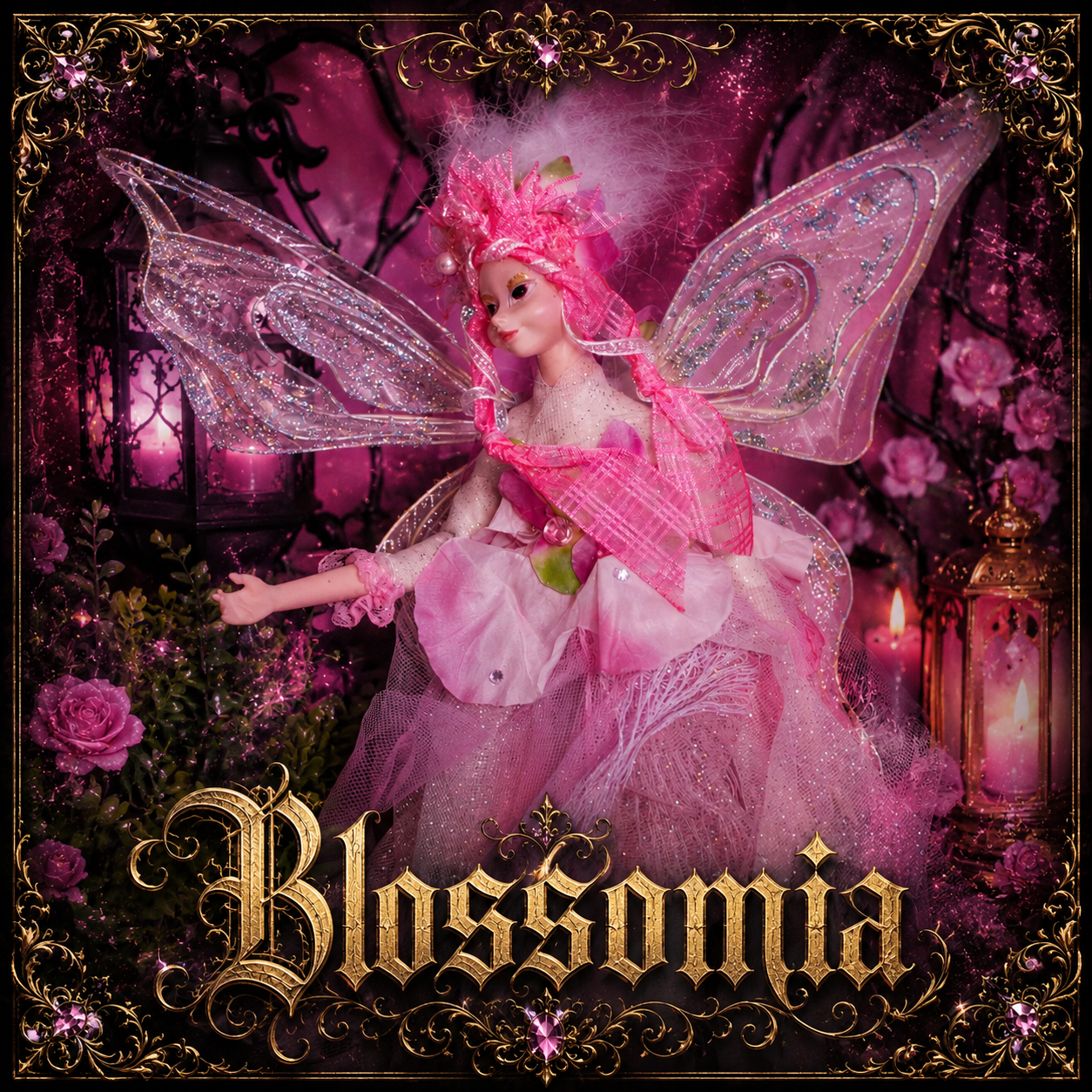 Blossomia Rose Fairy Haunted Doll - Spring Blossom Court Fae, Heart Chakra, Healing, Creativity, Fae Companion - LunasINN