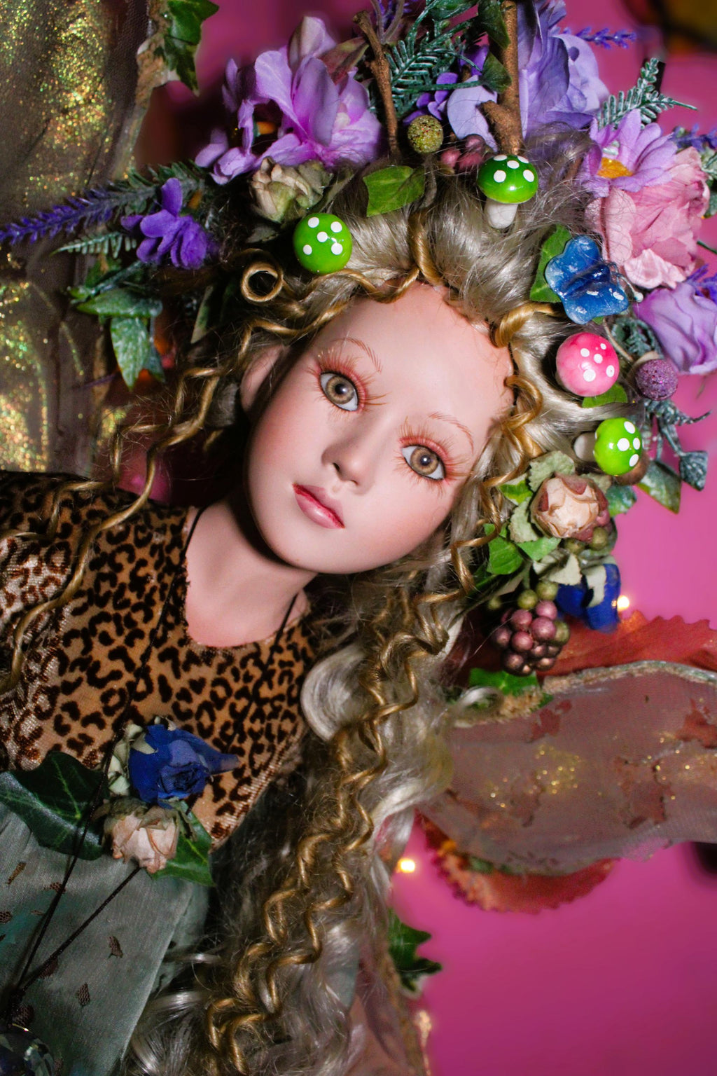 Queen Ova Forest Fae Haunted Doll - Fae Portal, Fae Realm Connection, Nature, Growth, Protection, Wisdom, Portal - LunasINN