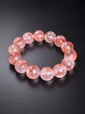 Fire Quartz Crystal Bracelet — 18 mm Beads - LunasINN