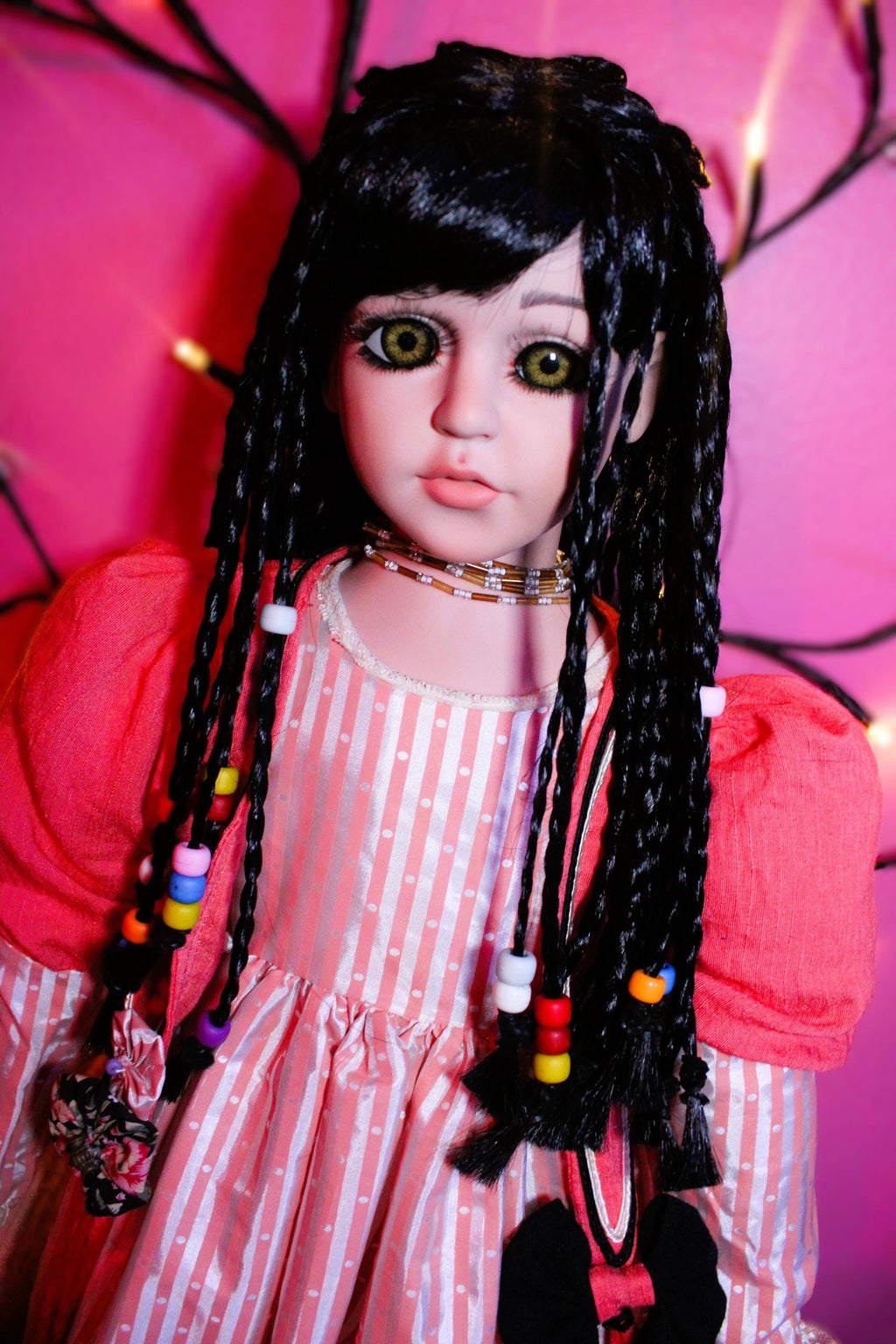 Vaelune Lycan Spirit Haunted Doll - protective, lunar attunement, guidance, guardian, intuition, awareness, boundaries - LunasINN