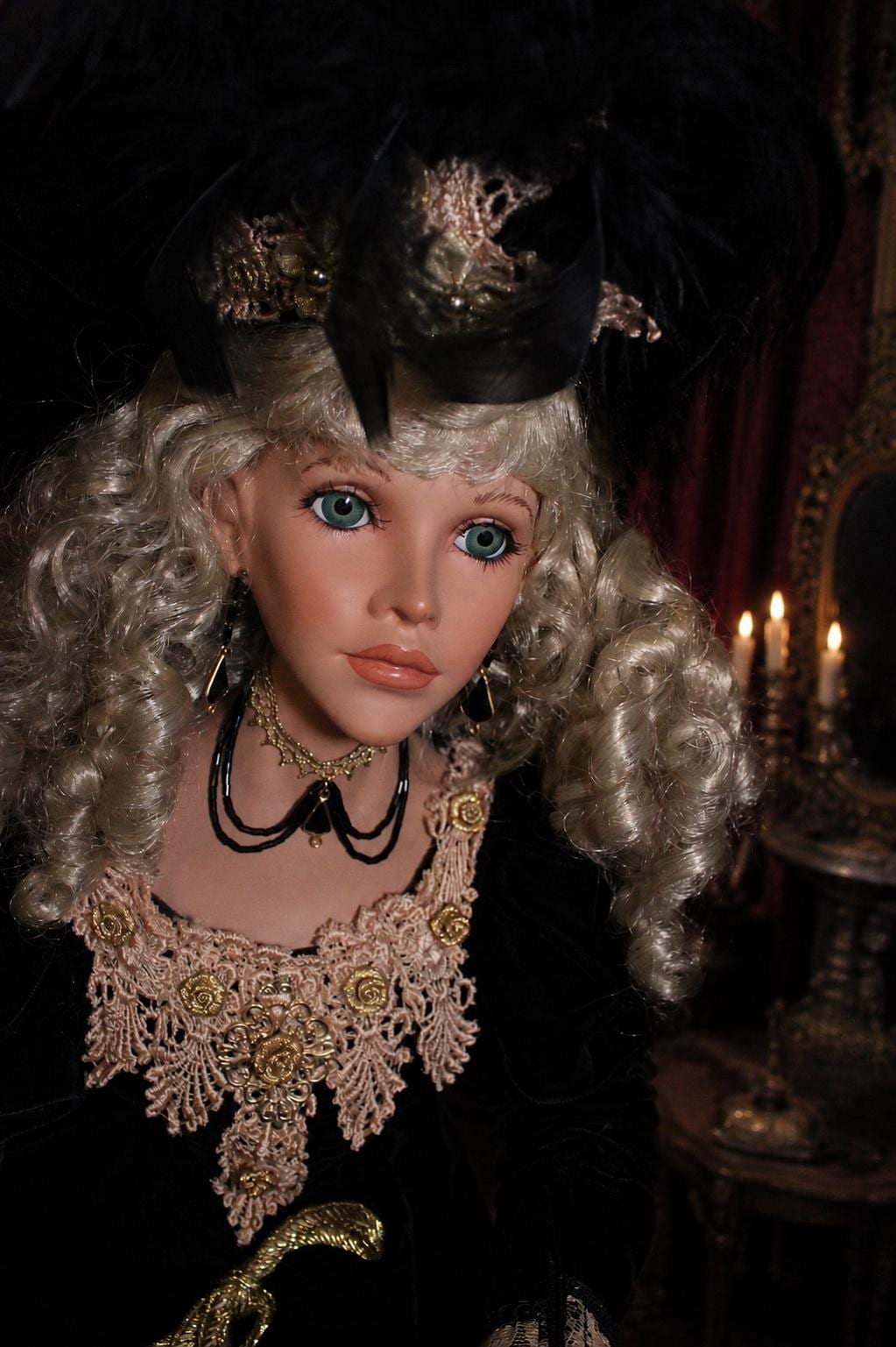 Haunted Doll Madam Mary Lou | 1860s Southern Madam | Civil War Era | Musk Perfume, Money Boundaries & Dark Feminine Authority - LunasINN