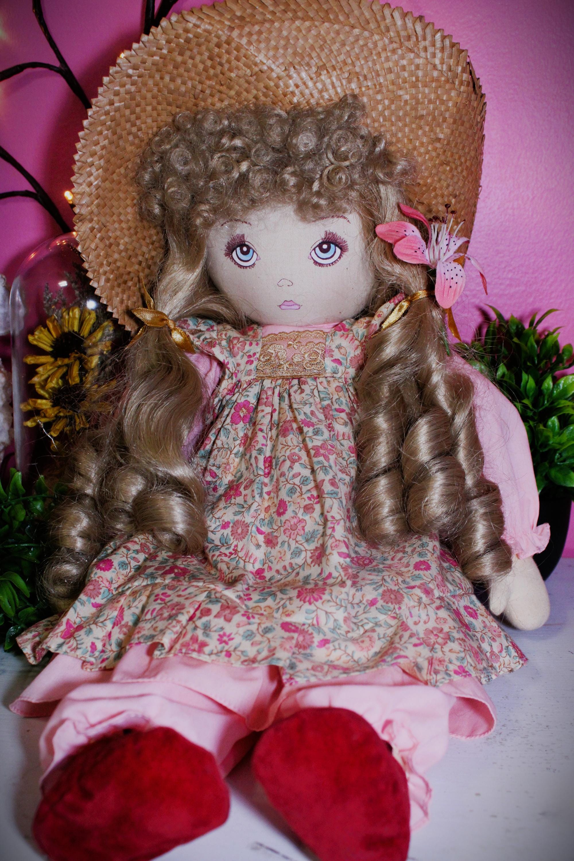 Emma Haunted Plush Doll - Positive Spirit, Child Spirit, Farm, gentle, Sweet - LunasINN
