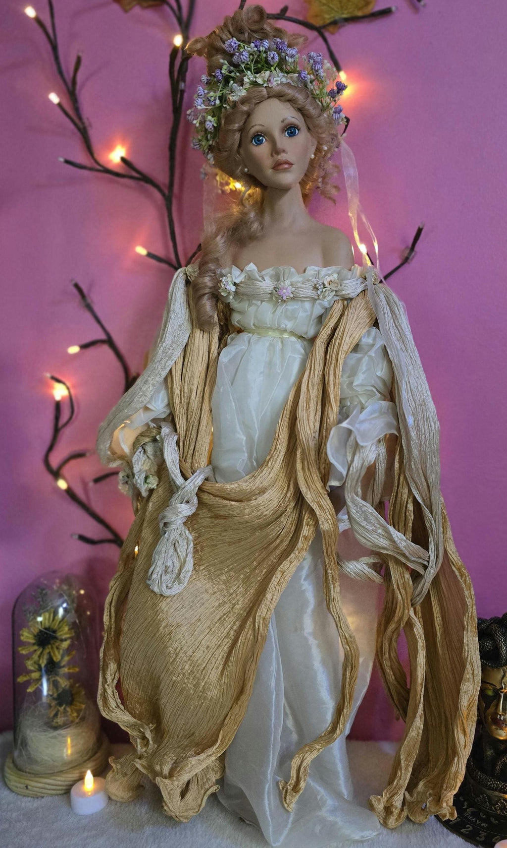 Estell Pleiadian Starseed Haunted Doll - Third Eye Activation, Geometry, Spiritual Awakening, Higher Consciousness Frequency - LunasINN