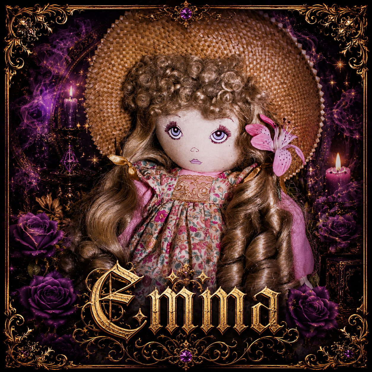 Emma Haunted Plush Doll - Positive Spirit, Child Spirit, Farm, gentle, Sweet - LunasINN