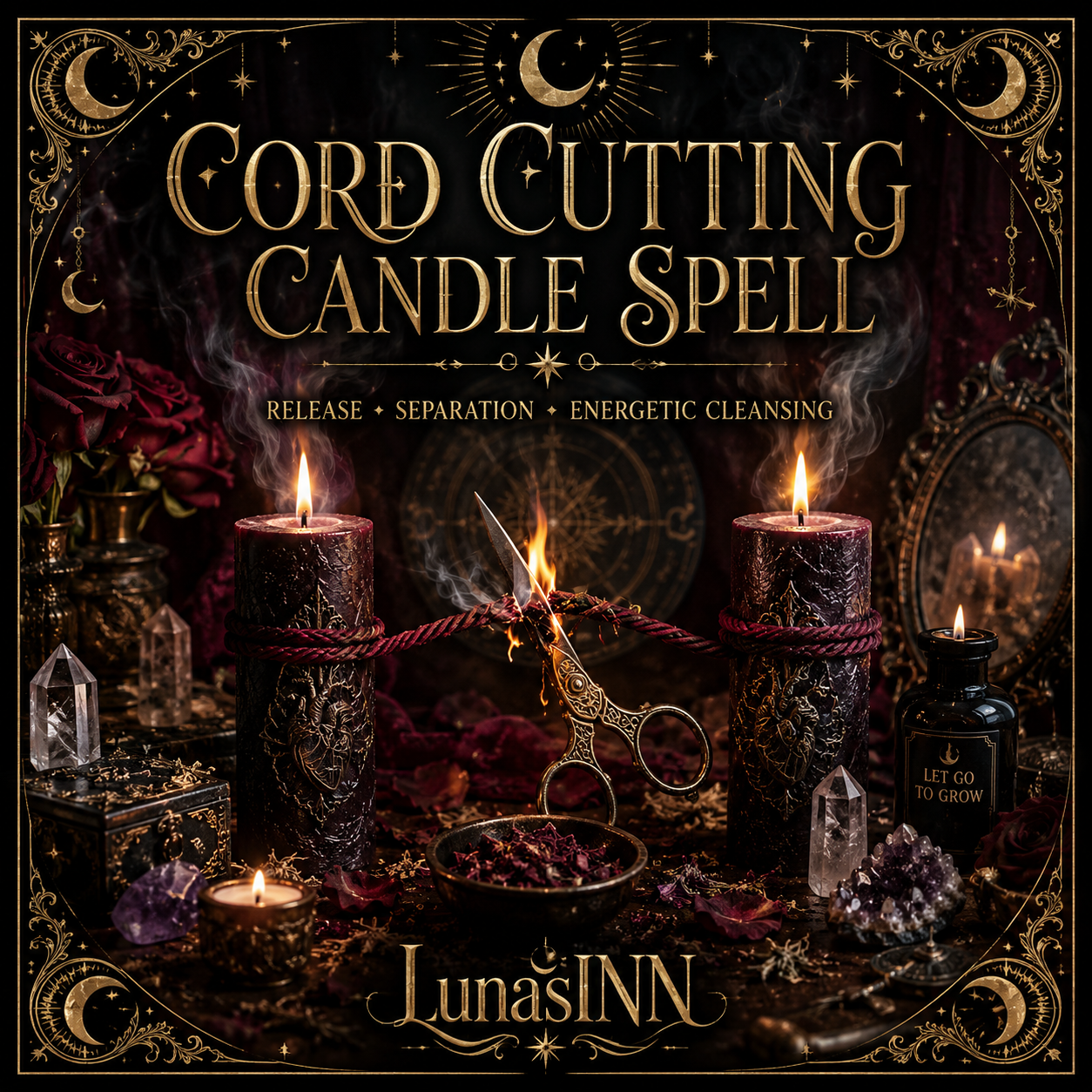 Cord Cutting Ritual | Spiritual Release, Energetic Detachment & Emotional Healing – LunasINN