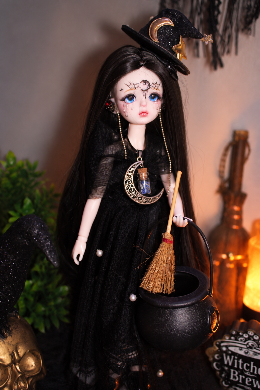 Haunted Doll Rebekah | Solitary Death Witch Spirit Doll | Moon, Candles, Spellwork & Spiders - LunasINN