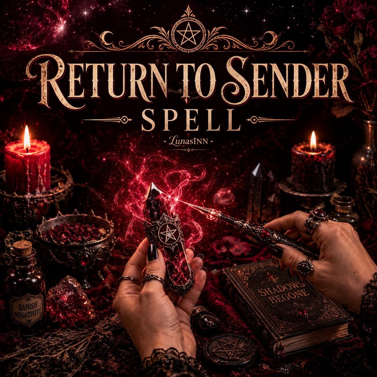 Return to Sender 7 day Ritual - Reversal • Cleansing • Evil Eye Removal • Returning Negative Energy Back to Its Source – LunasINN