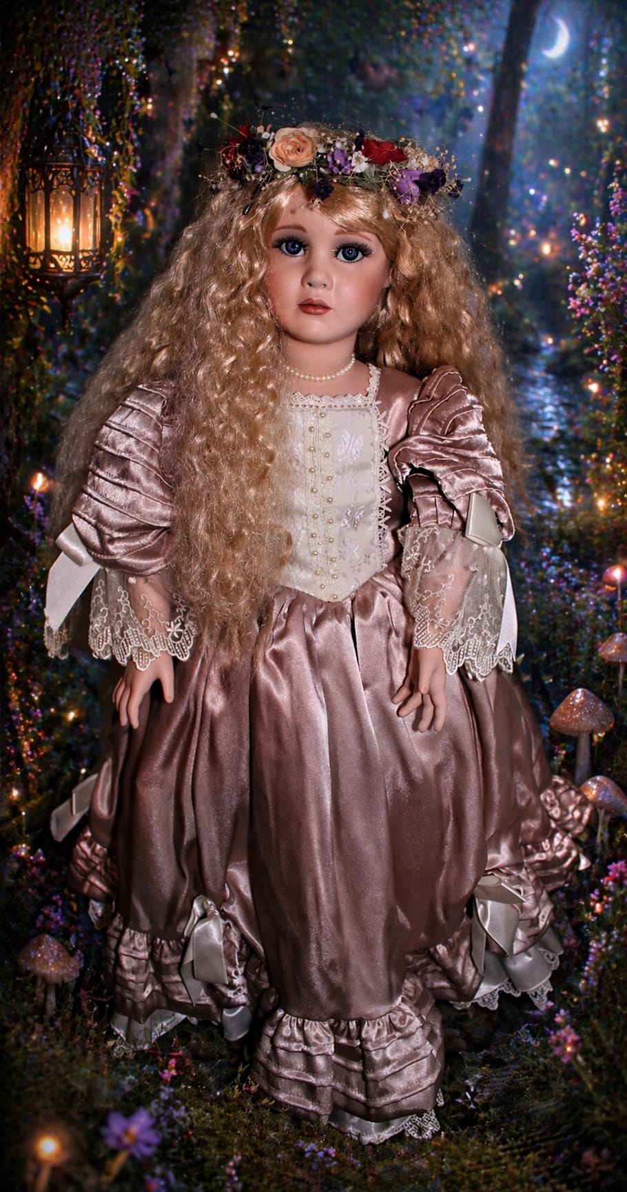 Sylvanas the High Elf haunted doll - Positive energy - Guardian of the flowers and forrest, mystical arts, wisdom, harmony - LunasINN