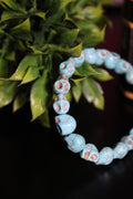 Blue Magnesite Skull Crystal Bracelet - LunasINN