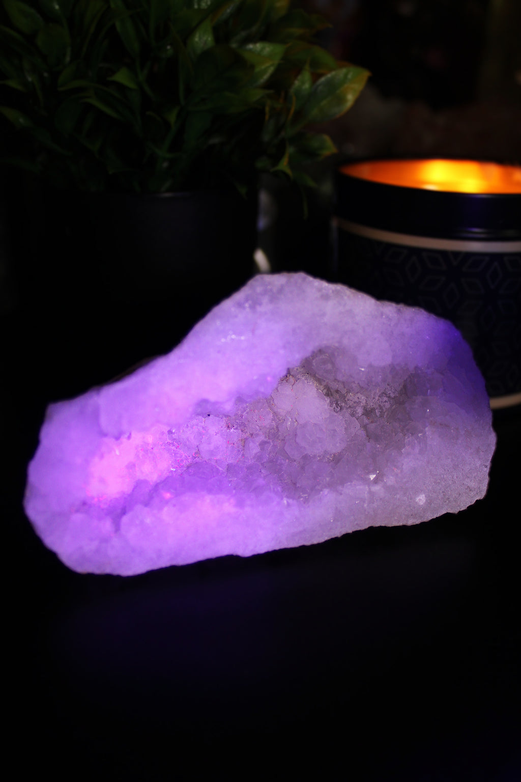 Natural Clear Quartz Druzy Cluster - LunasINN