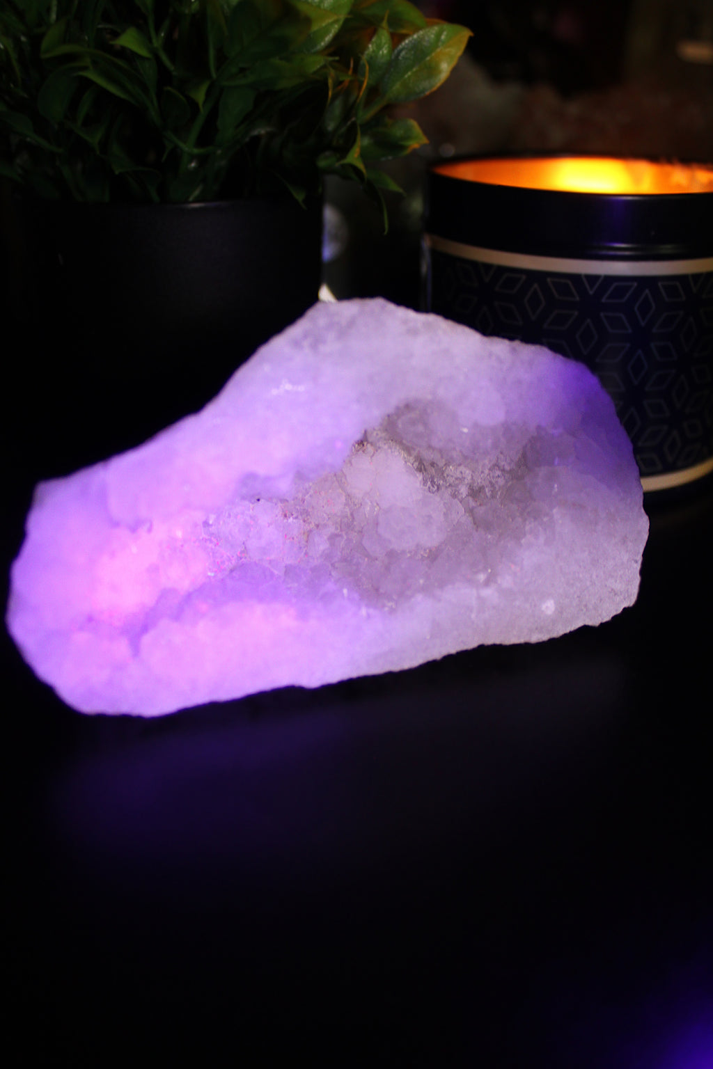 Natural Clear Quartz Druzy Cluster - LunasINN