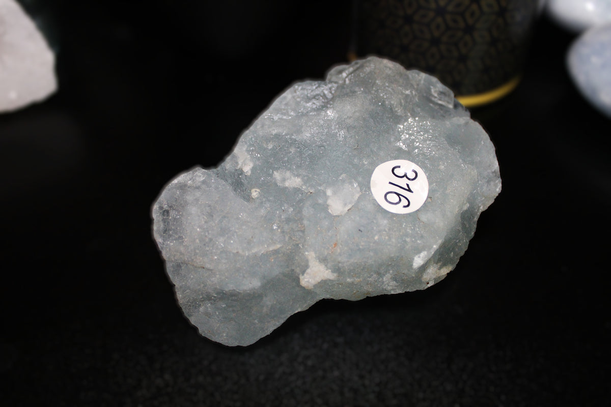 Natural Fluorite Crystal Cluster — 4.2 Inches