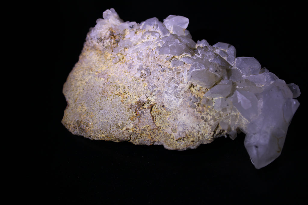 Natural Clear Quartz Cluster on Matrix