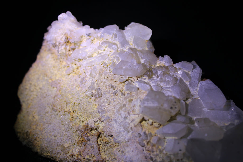 Natural Clear Quartz Cluster on Matrix