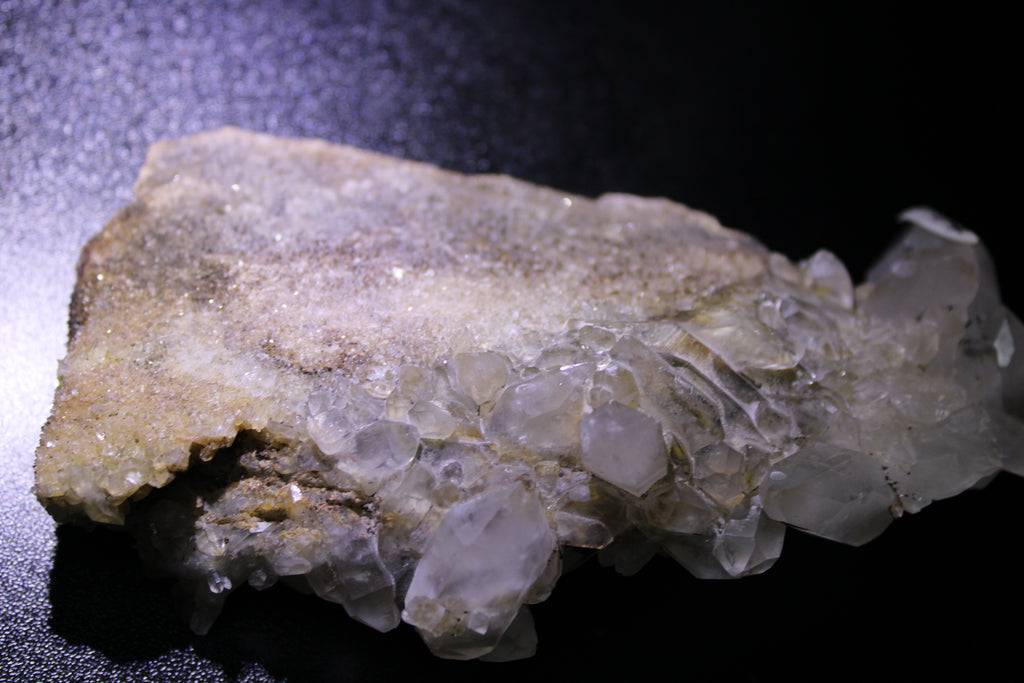 Natural Clear Quartz Cluster on Matrix
