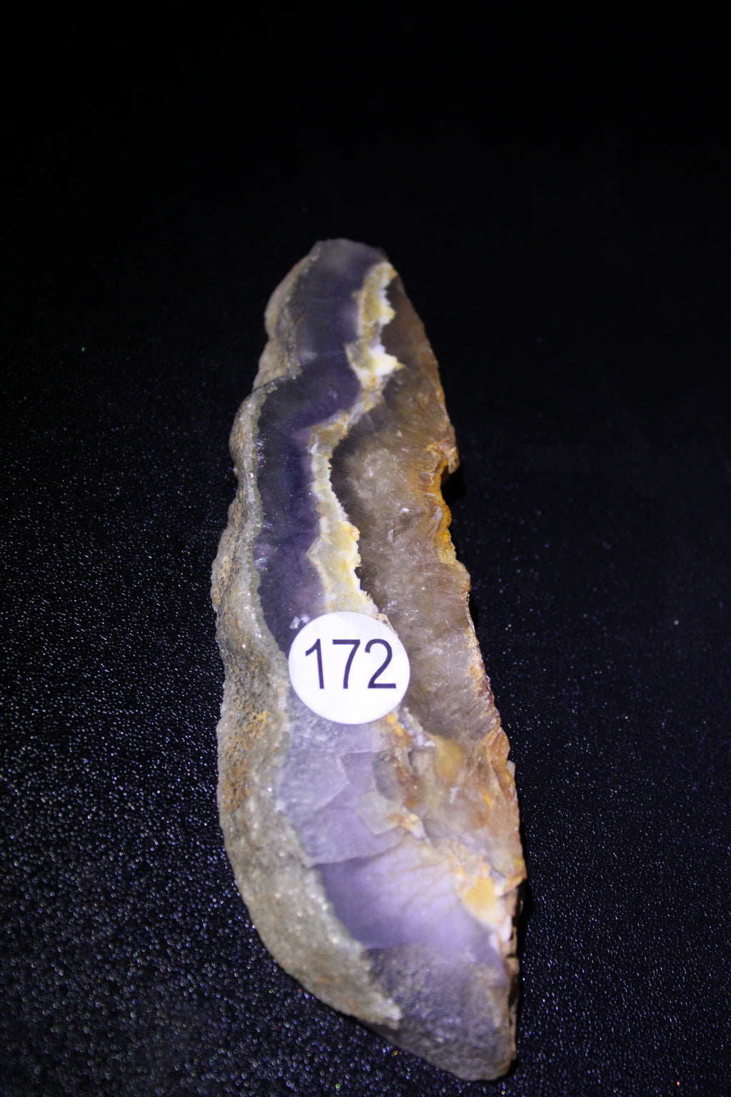 Natural Purple Fluorite & Agate Specimen