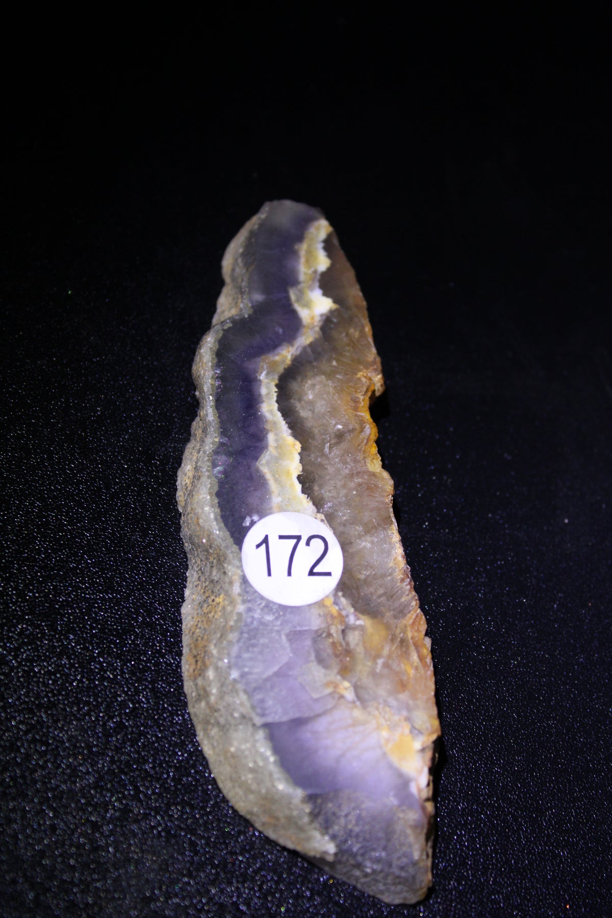Natural Purple Fluorite & Agate Specimen