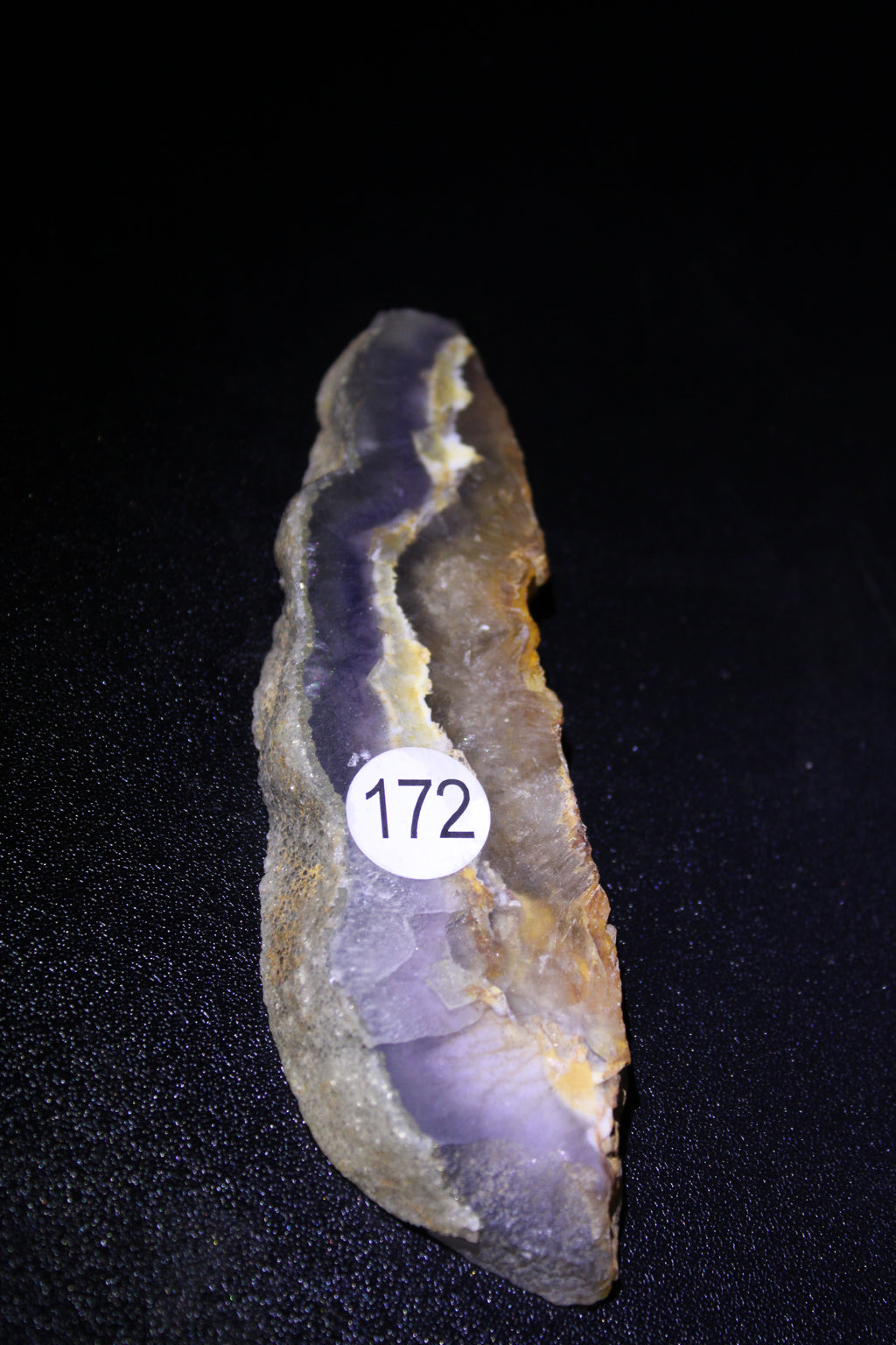 Natural Purple Fluorite & Agate Specimen