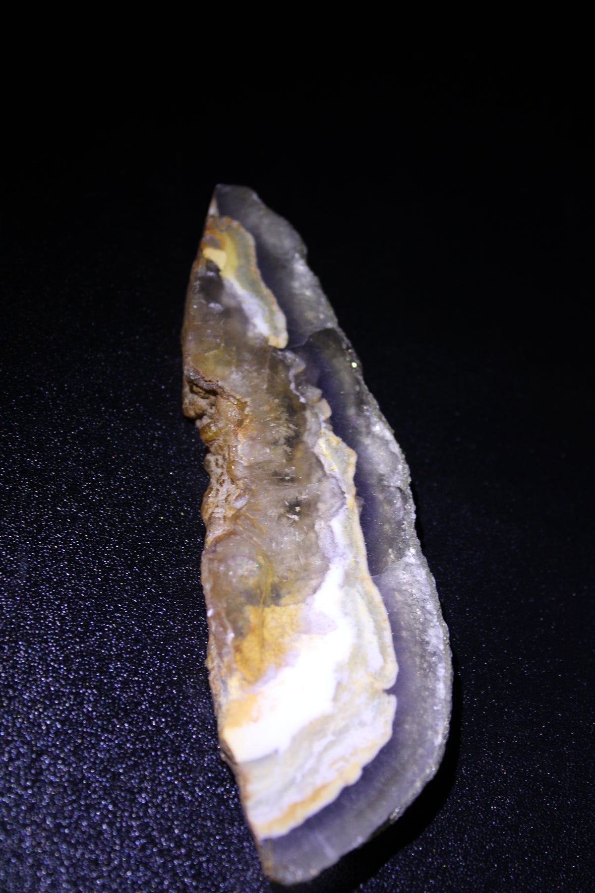 Natural Purple Fluorite & Agate Specimen
