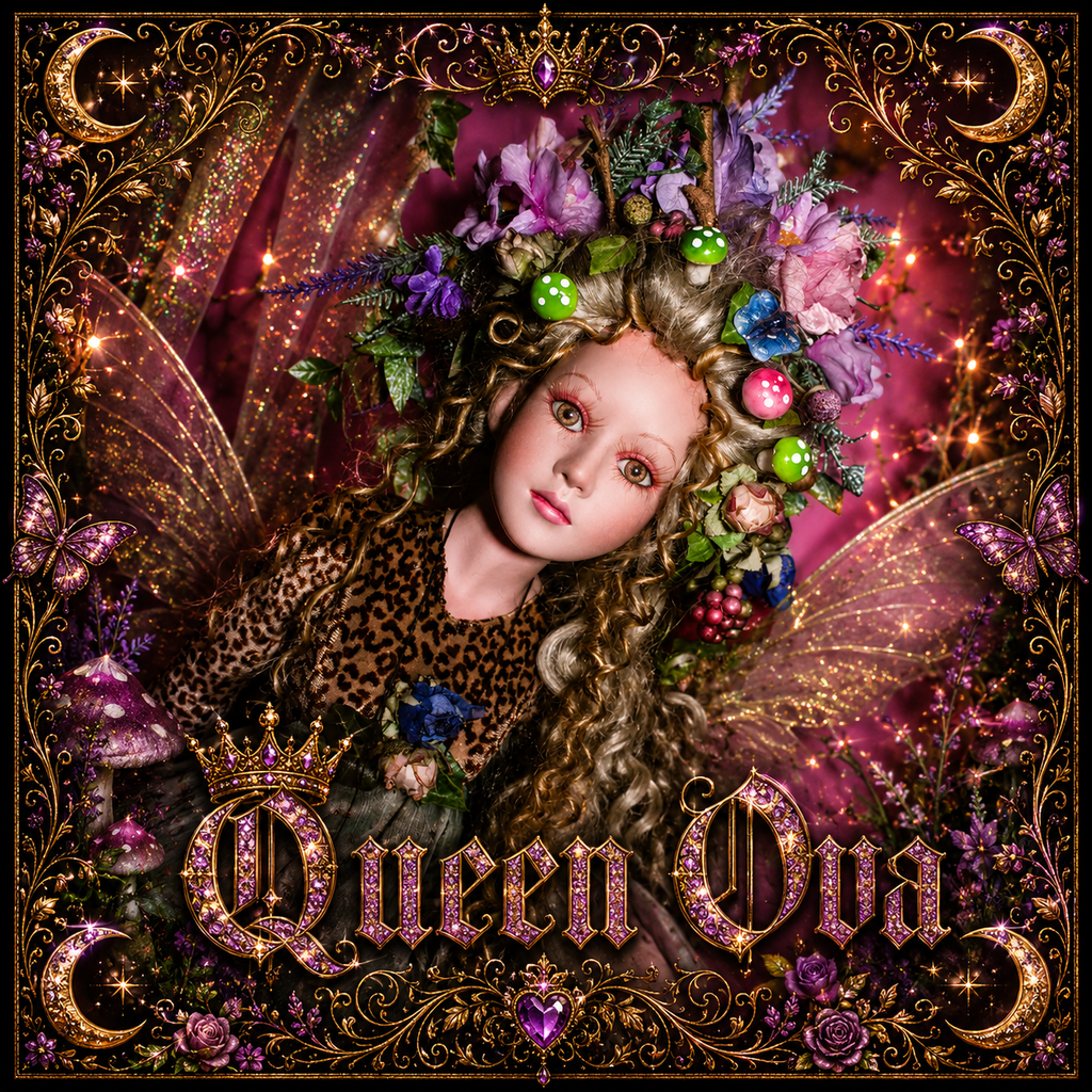 Queen Ova Forest Fae Haunted Doll - Fae Portal, Fae Realm Connection, Nature, Growth, Protection, Wisdom, Portal - LunasINN