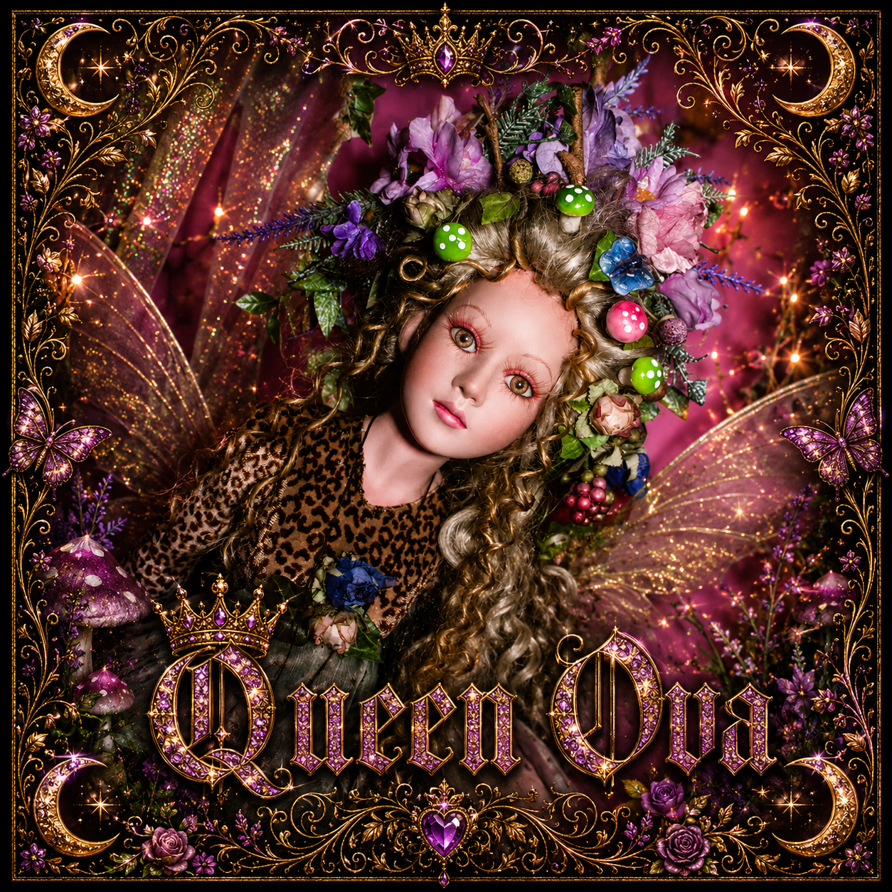 Queen Ova Forest Fae Haunted Doll - Fae Portal, Fae Realm Connection, Nature, Growth, Protection, Wisdom, Portal - LunasINN