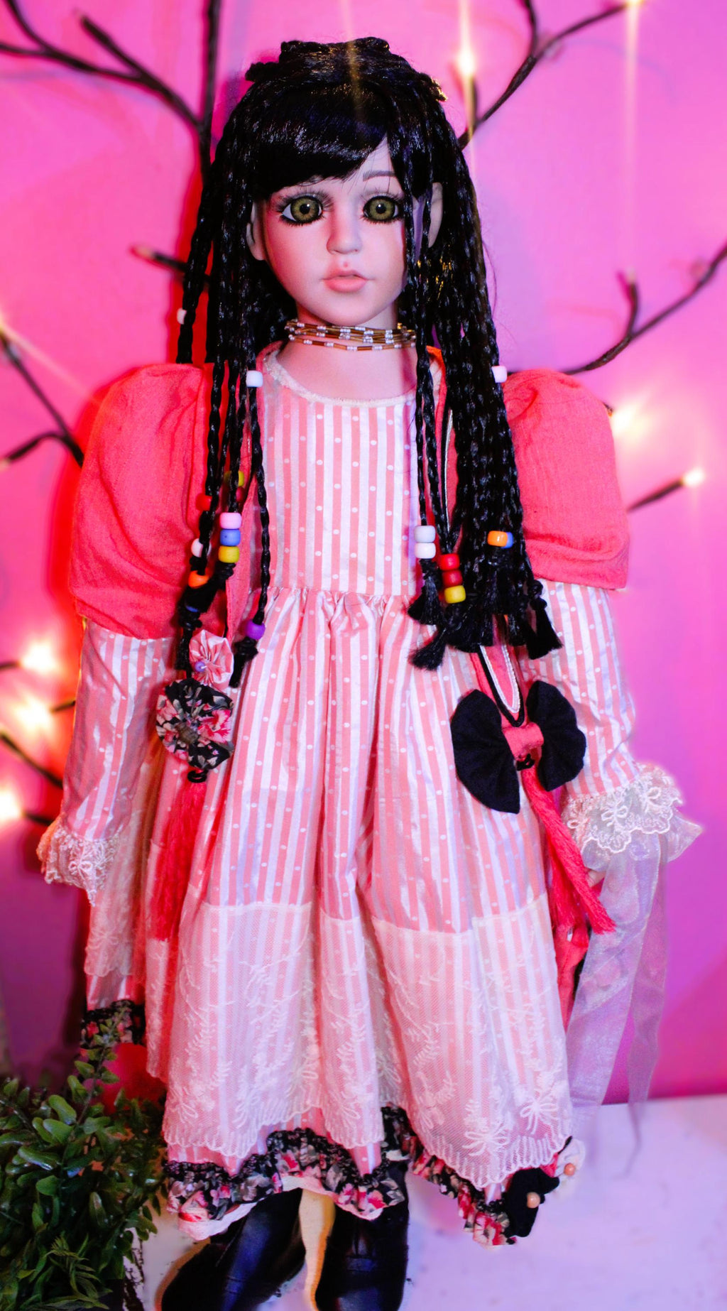 Vaelune Lycan Spirit Haunted Doll - protective, lunar attunement, guidance, guardian, intuition, awareness, boundaries - LunasINN