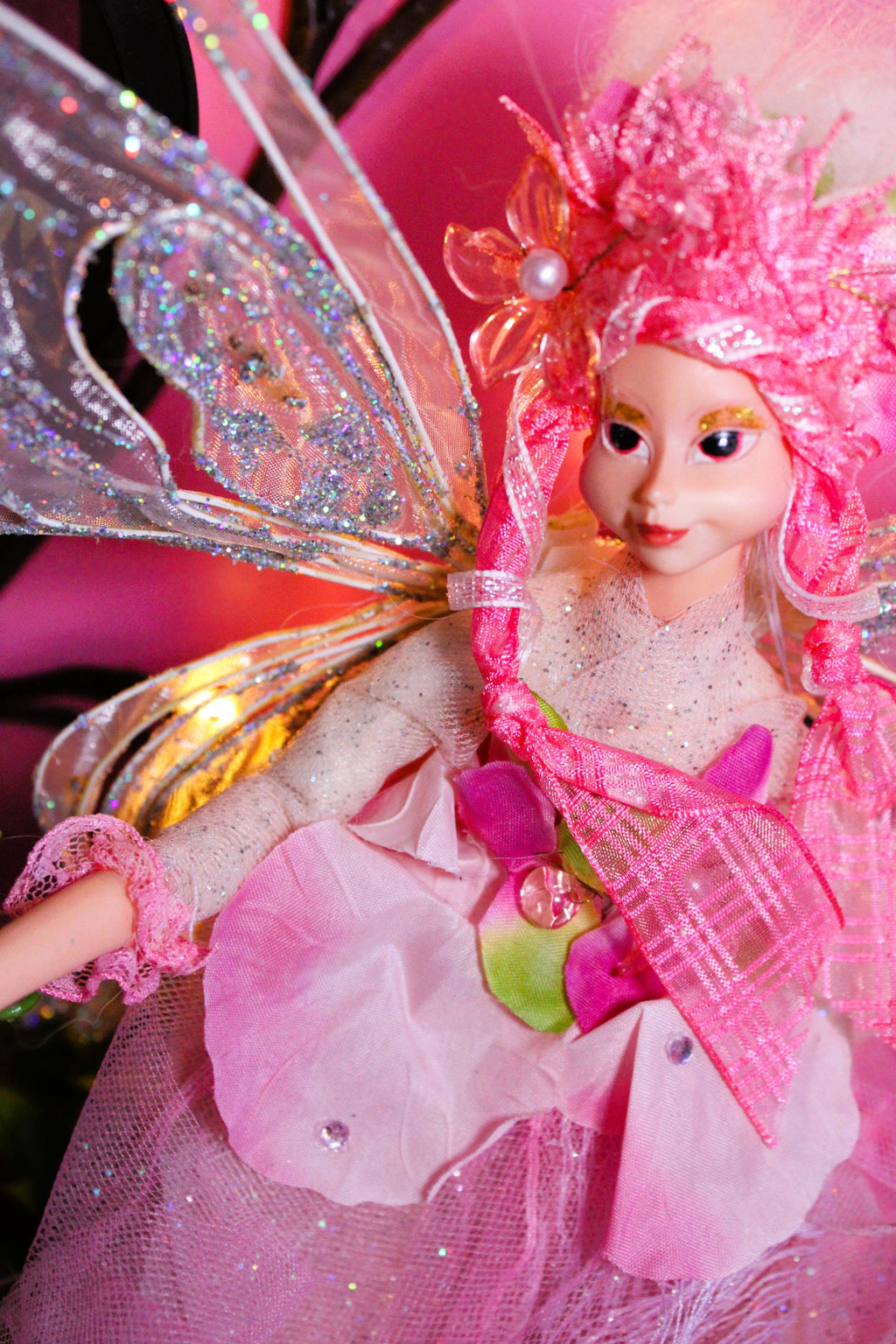 Blossomia Rose Fairy Haunted Doll - Spring Blossom Court Fae, Heart Chakra, Healing, Creativity, Fae Companion - LunasINN
