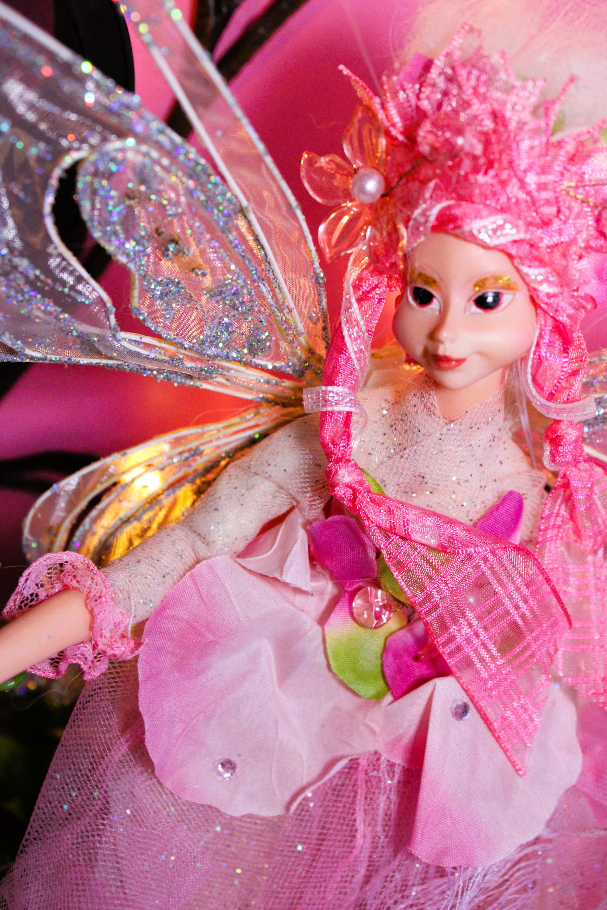 Blossomia Rose Fairy Haunted Doll - Spring Blossom Court Fae, Heart Chakra, Healing, Creativity, Fae Companion - LunasINN