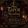 MINI TAROT READING -Depth Tarot Reading - Personalized Insight, Love, Career - LunasINN (Copy)