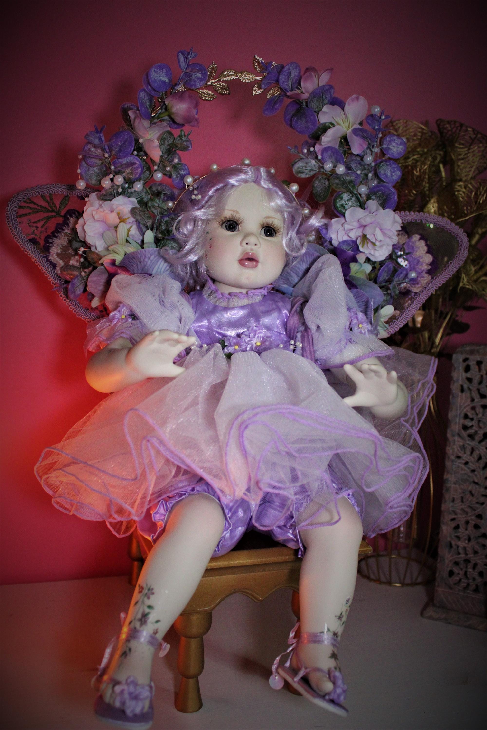 Wisp the magical Fae will-o-wisp Haunted Doll -  3rd eye opening, orbs of light, Night Sky Watcher - LunasINN